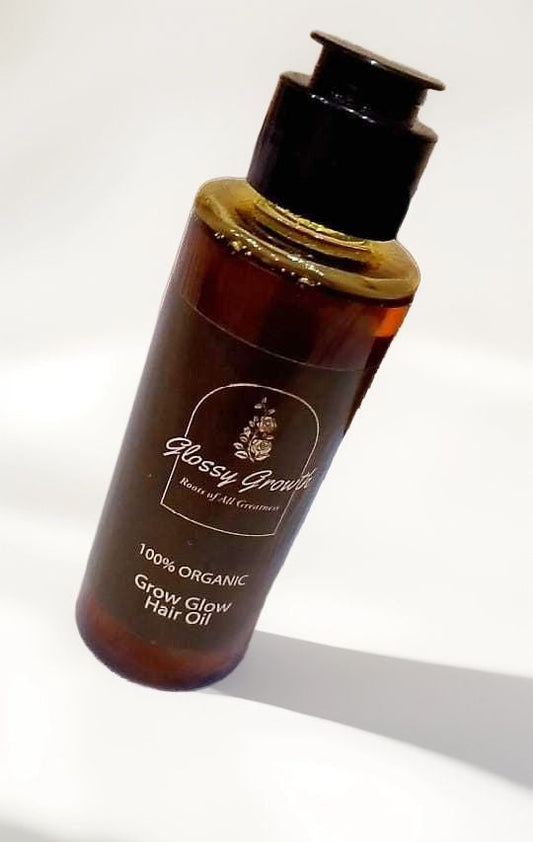 Organic Glossy & Growth Hair Oil (120 ML)