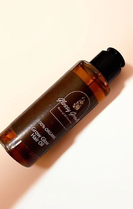 Organic Glossy & Growth Hair Oil (120 ML)